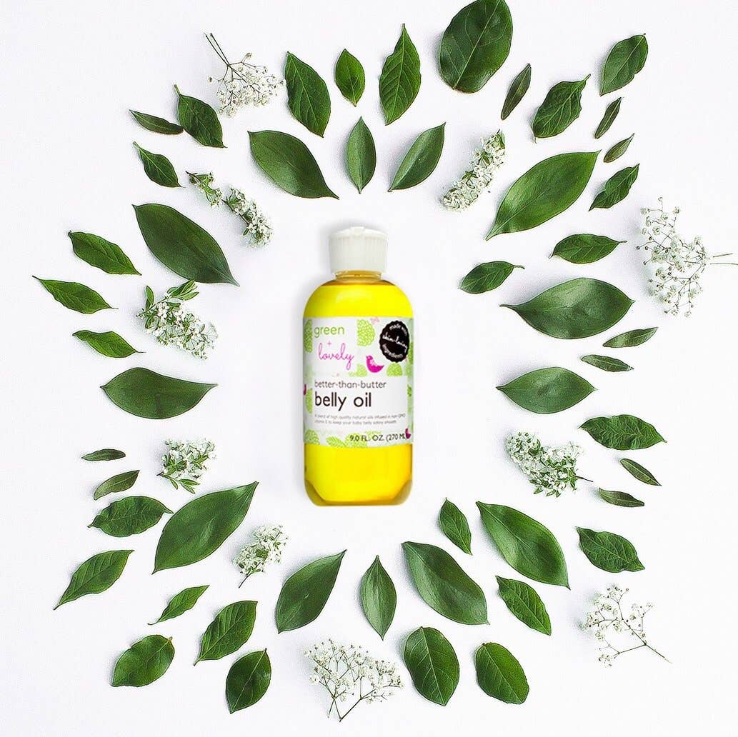 green + lovely - Wholesale Belly Oil/Butter - Maternity - Better Than Butter Belly Oil, Pregnancy, 9 fl oz5