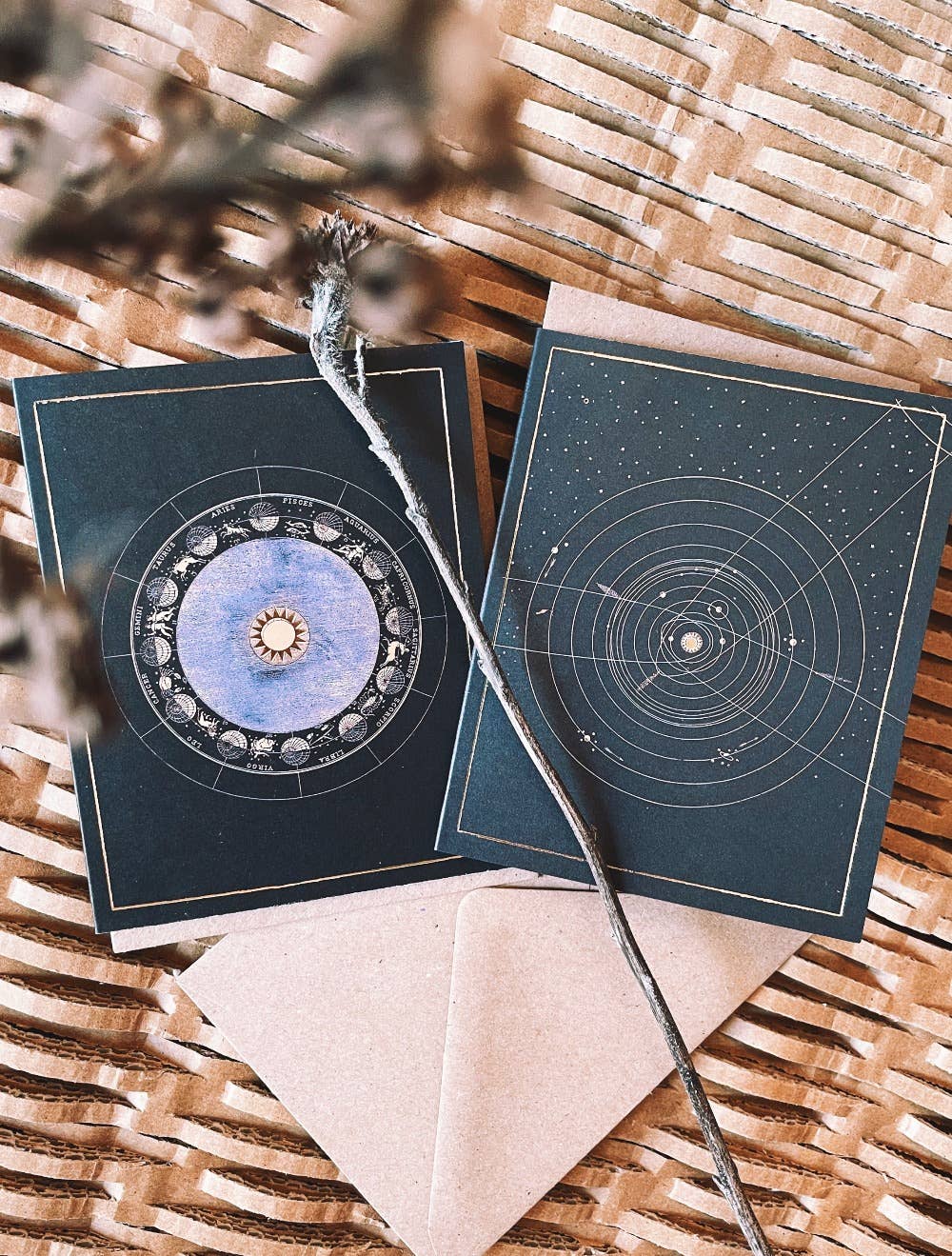 30x40 – Cartão de saudação diária por atacado – Cartão Mini Cosmos 23