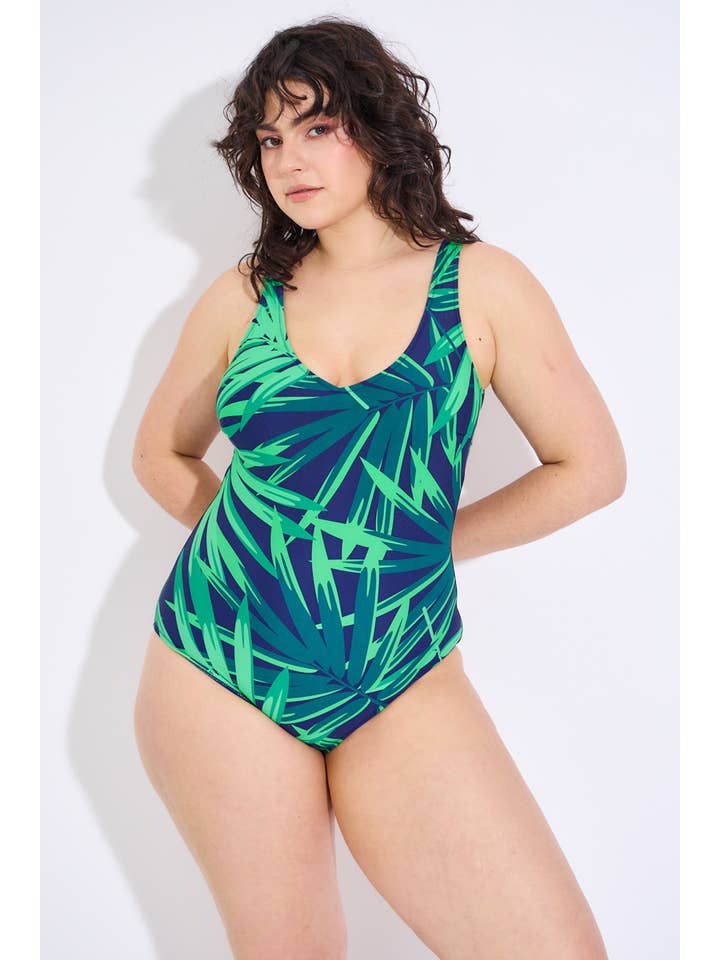 SUNTEX - Wholesale One Piece Swimsuit - Women's - Classic Style Plus Size Print Swimsuit10