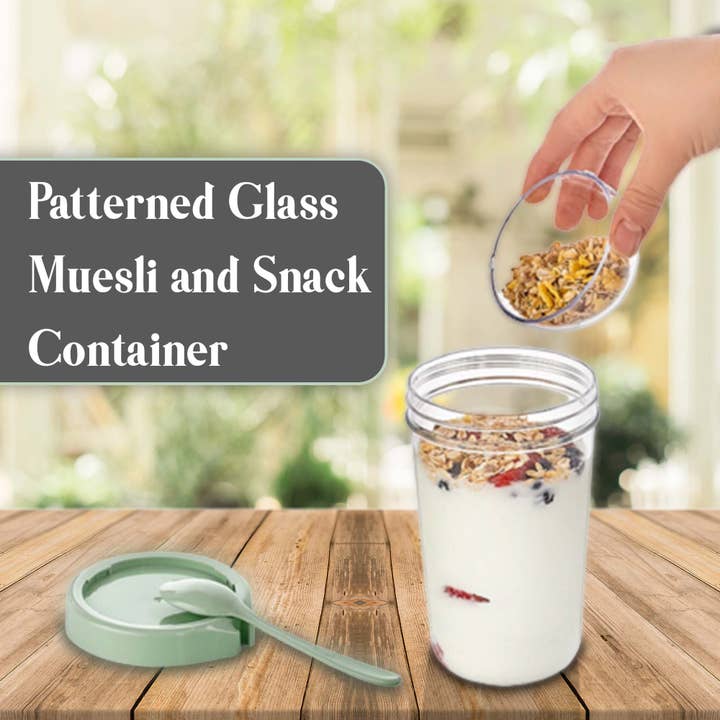 Hakan - Wholesale Food Storage Container - Cereal On the Go Cup, Meal Prep Container, 15 oz