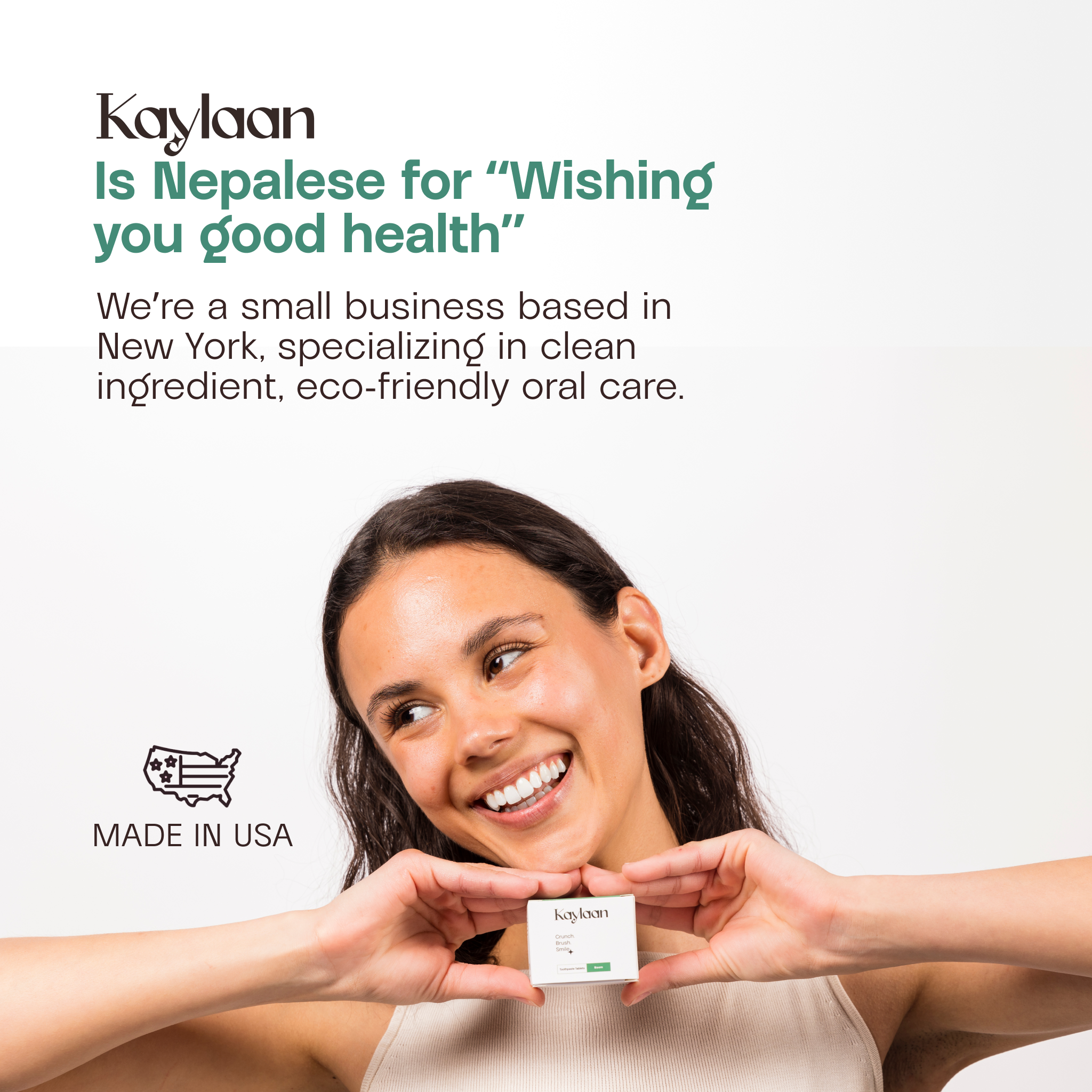 Kaylaan Toothpaste and Mouthwash Tablets - Vendita all'ingrosso Dentifrici - Kaylaan – Ricarica compresse dentifricio senza fluoro | Menta | 90 compresse5