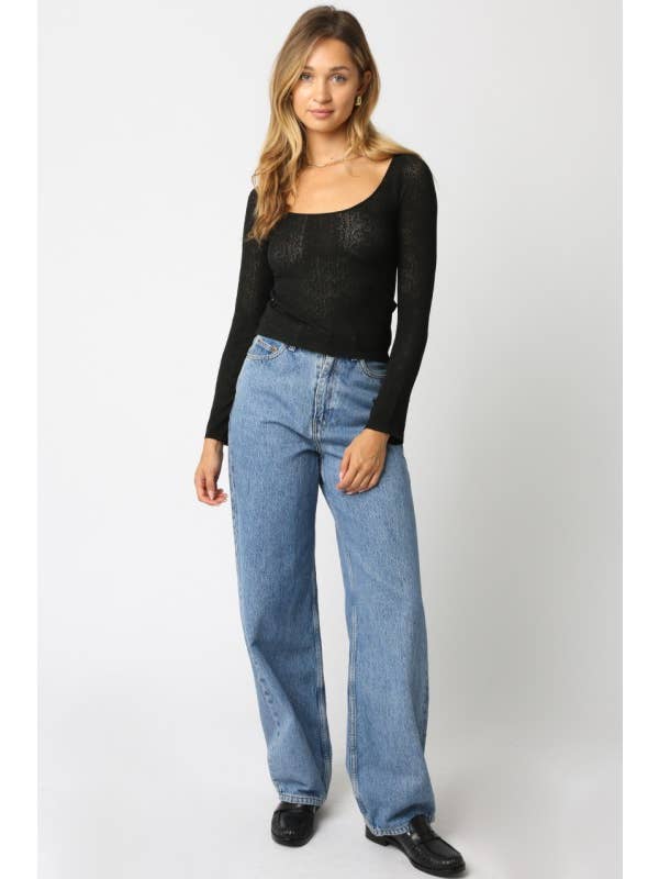 Olivaceous - Wholesale Knit Top - Women's - Lucia Knit Top4