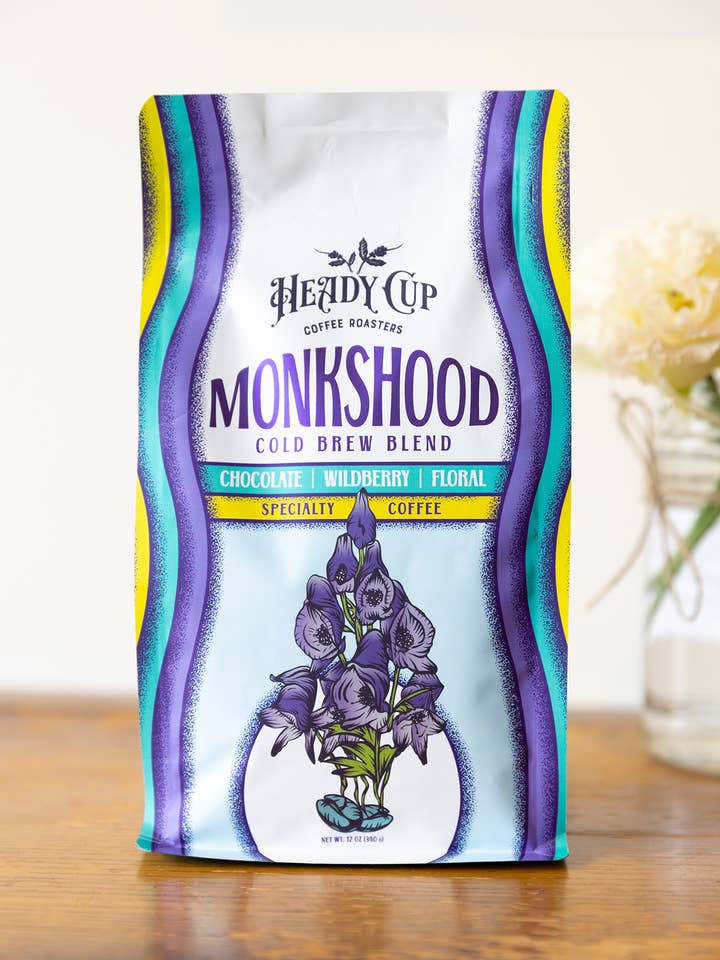 Signaturblanding | Monkshood | Cold Brew for engroshandel hos Heady Cup Coffee Roasters