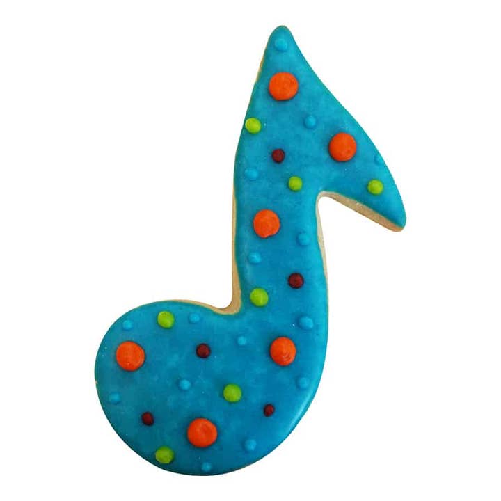 R&M International - Wholesale Cookie Cutter - Music Note Cookie Cutter (3.5")