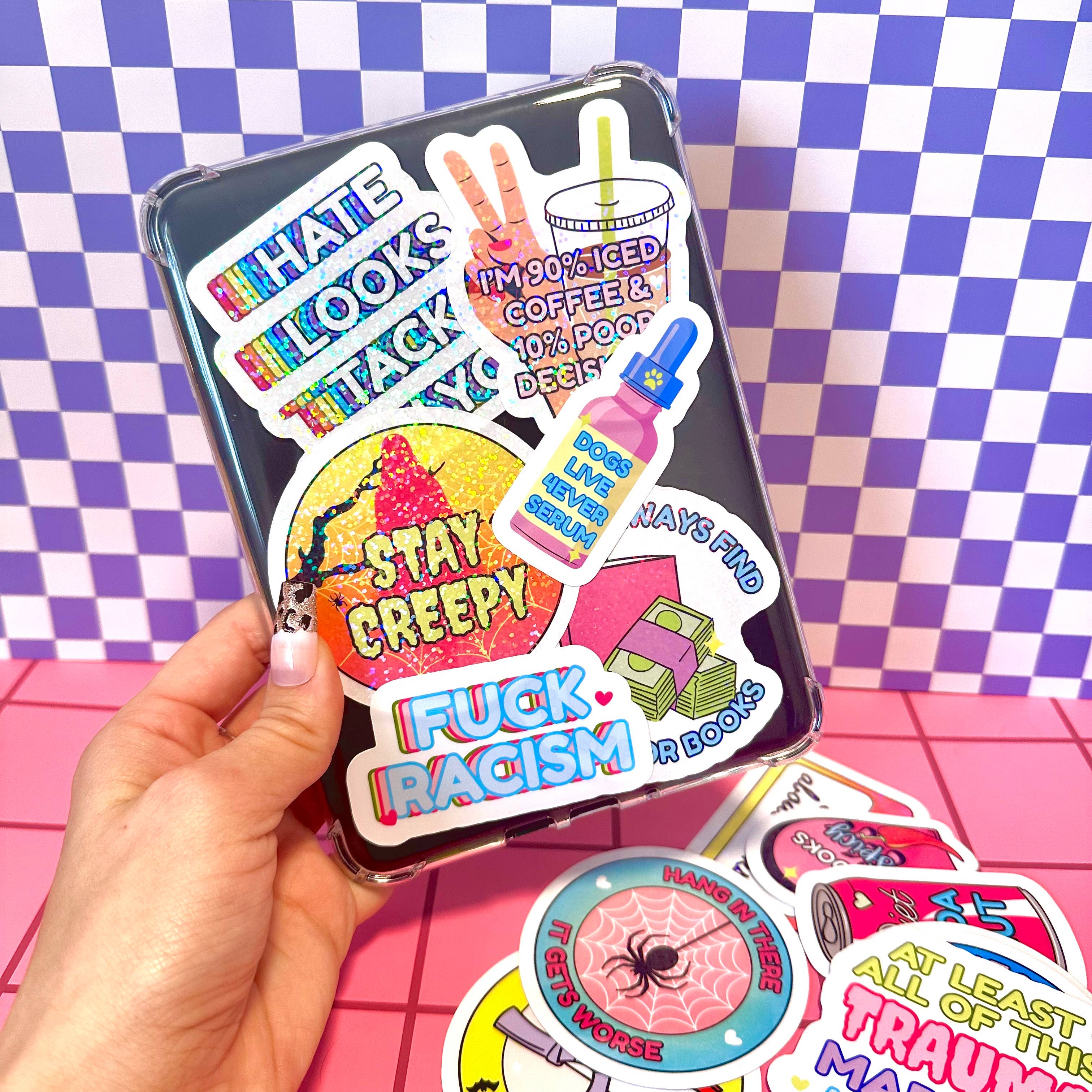 Stickers+ X Ashley Bexar - Wholesale Sticker - Funny Dark Humor Mental Health Waterproof Vinyl Sticker9