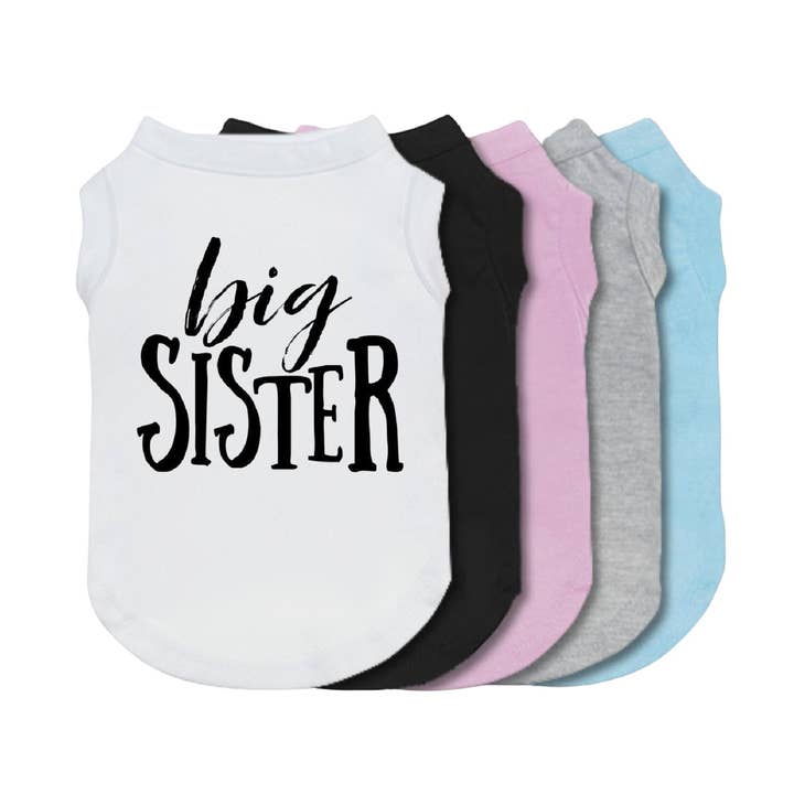 Chemise Big Sister Dog pour la vente par The Honest Dog Company