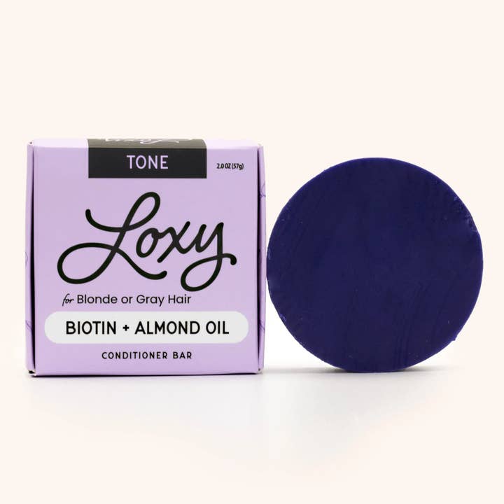 Tone: Purple Conditioner Bar with Biotin & Almond Oil for wholesale by Loxy
