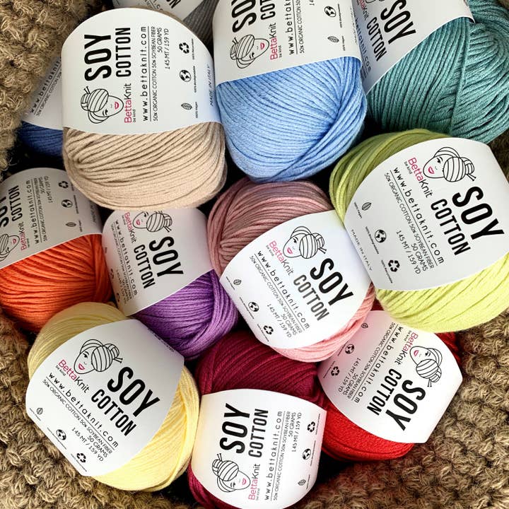 BettaKnit - Wholesale Yarn - Soy Cotton, cotton and soy yarn