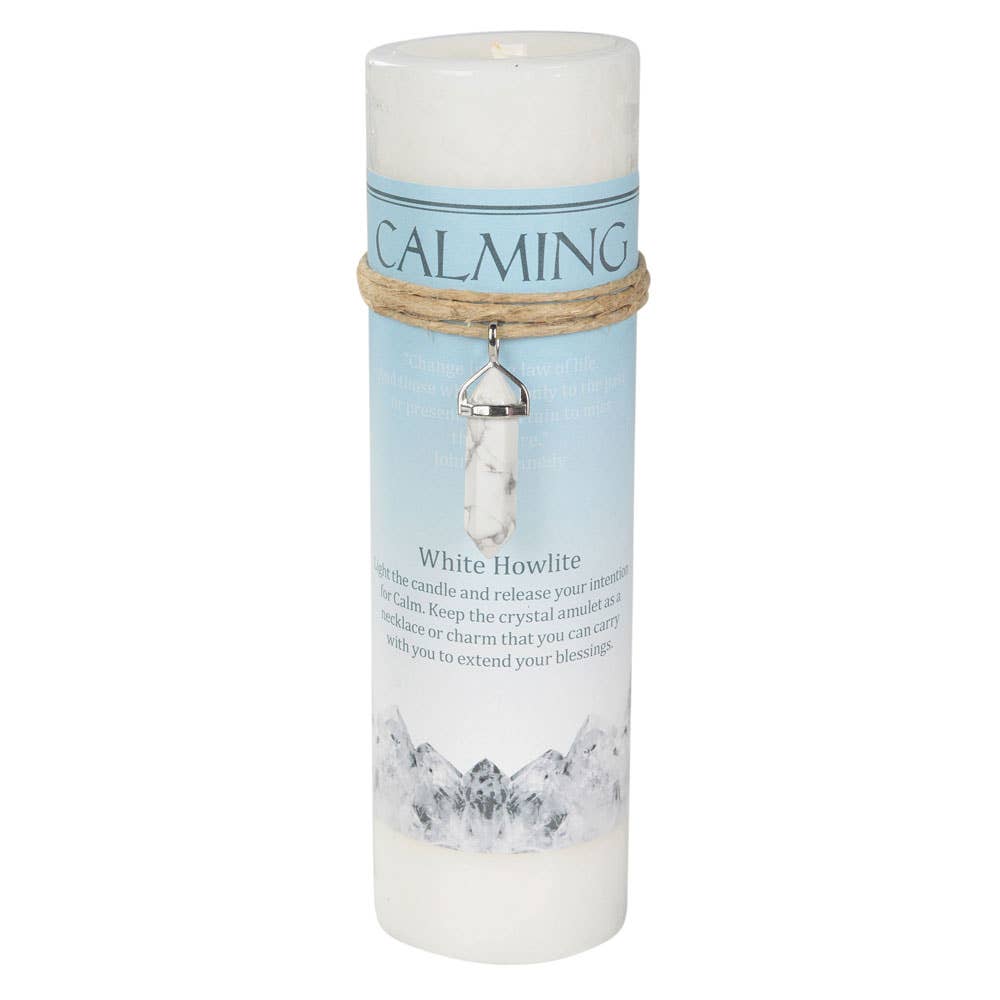 Benjamin International – wholesale Pillar candle – Crystal Energy Pendant Candle5