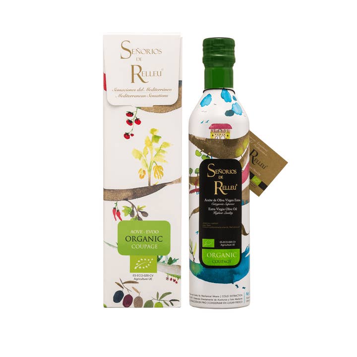 Señorios de Relleu SL - Wholesale Olive oil - 500 ml case ORGANIC Extra Virgin Olive Oil