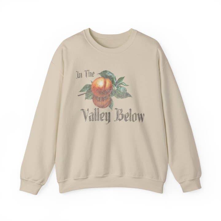 Peaches Crewneck Sweatshirt for wholesale by Utopian Experiments