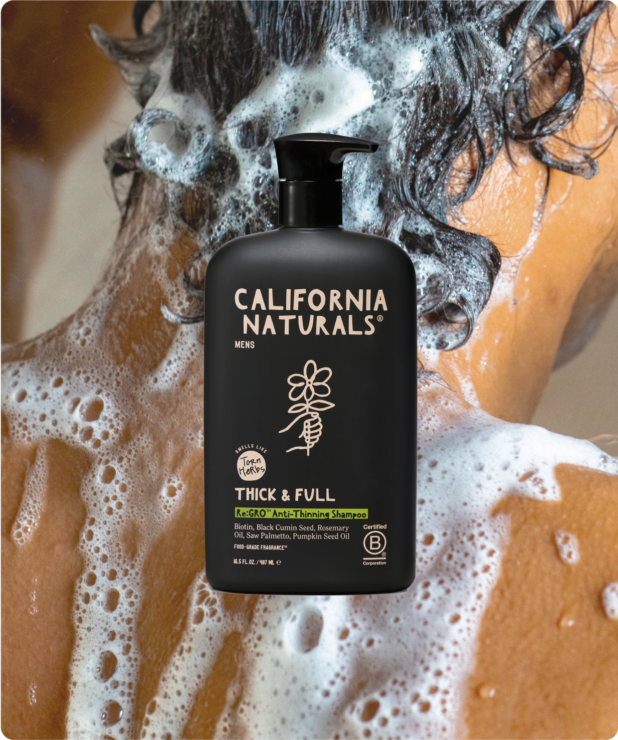 California Naturals - Wholesale Hair Shampoo - Men's - Mens Re:GRO Anti-Thinning Shampoo0