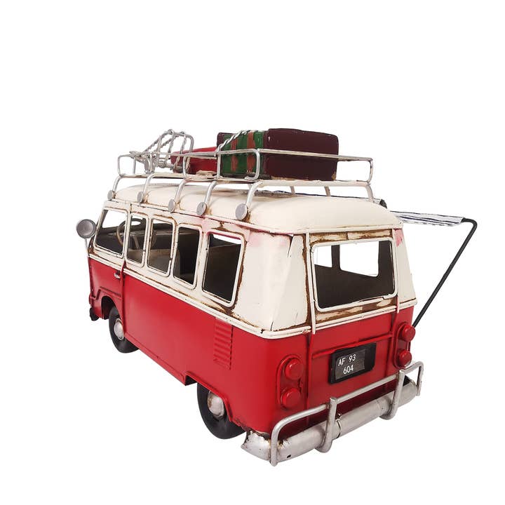 Boxman - Wholesale Toy Car/Truck - Kids - Red VW Camper Van Metal Model3