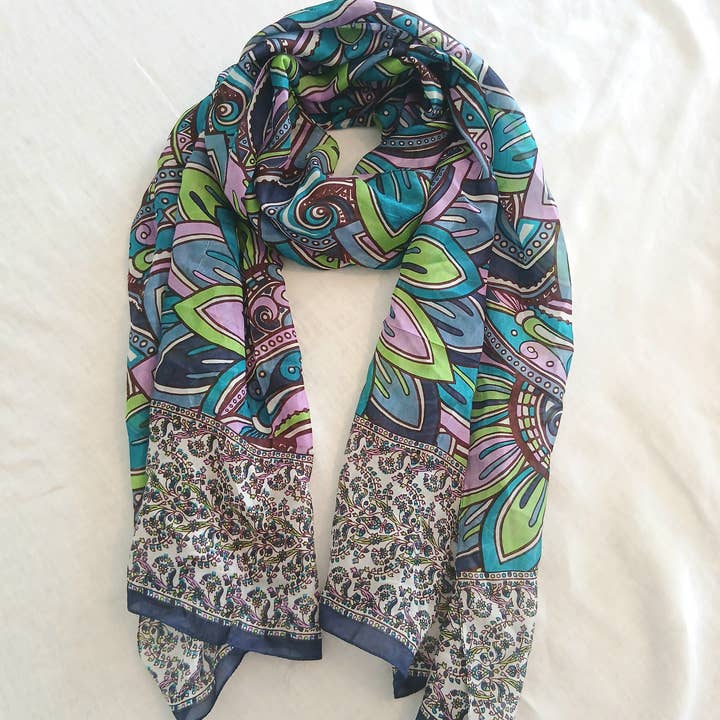 Silk Scarf - ZS 1008-10/L for wholesale by Cinnamon Creations