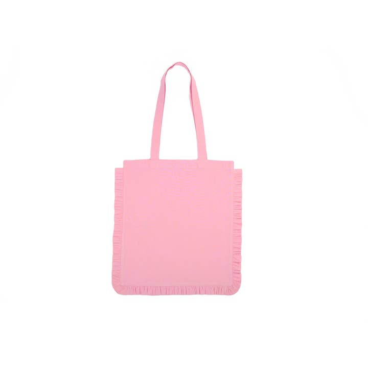 House of Kraft - Wholesale Tote Bag - Women's - Canvas Ruffle Tote | Canvas Colored Tote Bag | Unbranded 25