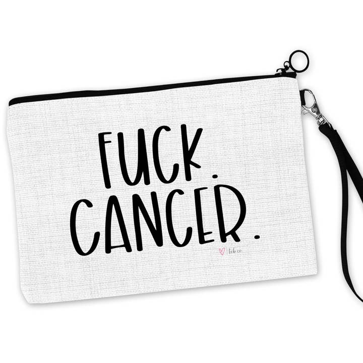 Fuck Cancer Cosmetic Bag for wholesale by tcbco