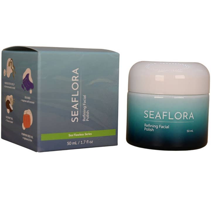 Refining Facial Polish: For Dewy Glass Skin for wholesale by Seaflora Skincare