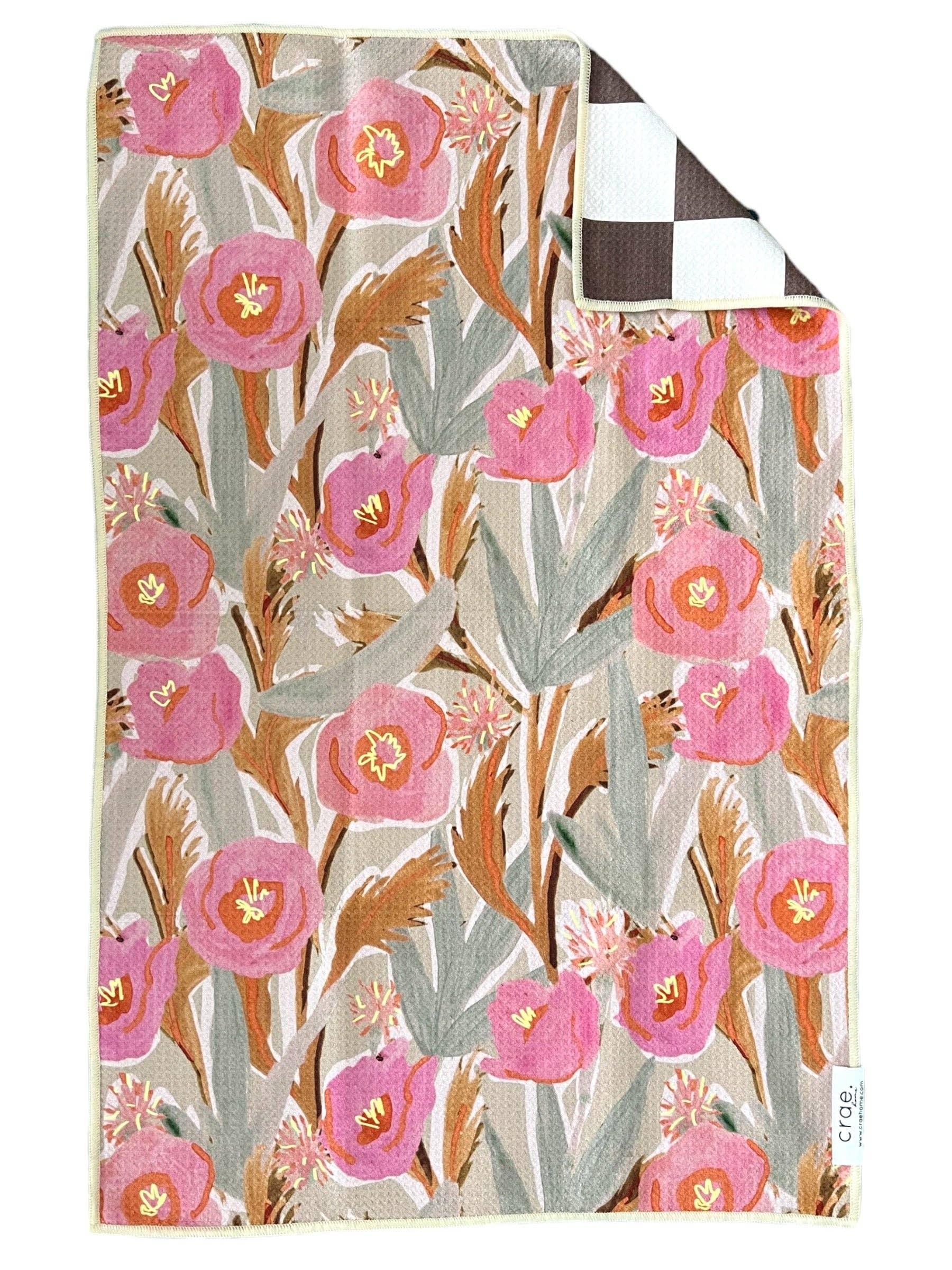 Creme/Brun Reeds: Vendbar håndklæde for engroshandel på Faire1