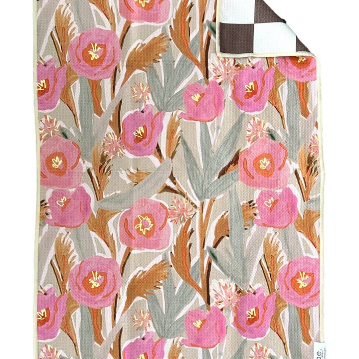 Creme/Brun Reeds: Vendbar håndklæde for engroshandel på Faire1