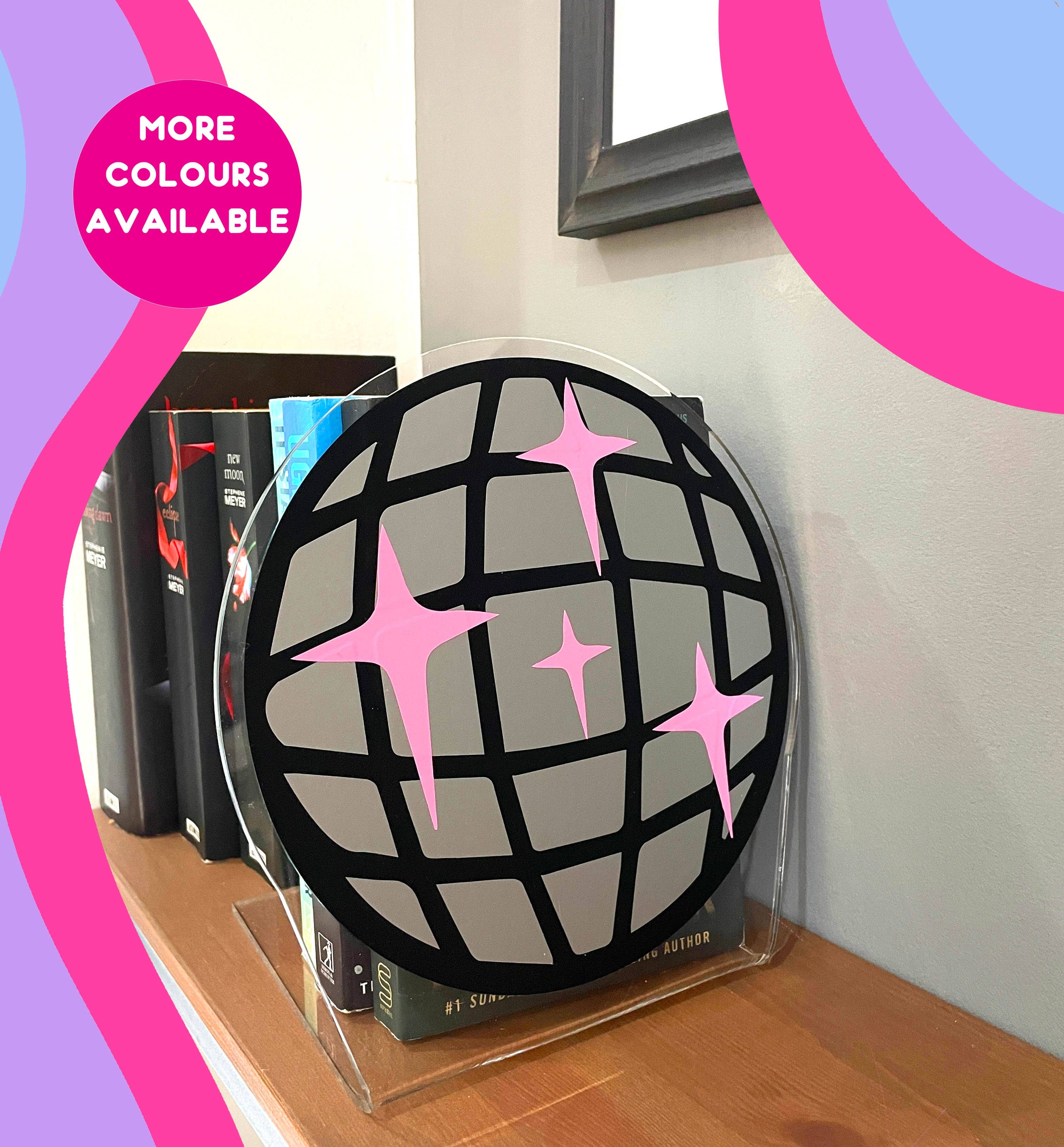 Buba Goods – Großhandel Buchstütze – Buchstütze aus Acryl mit Discokugel, Heimdekor