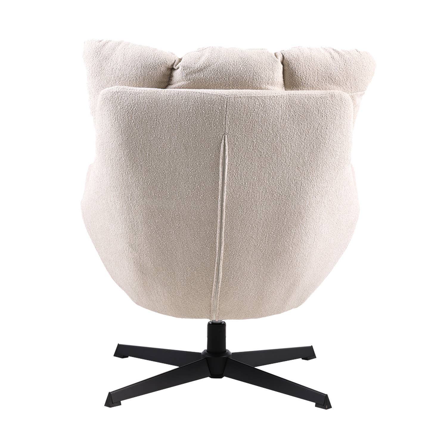 Opjet Paris - Wholesale Egg Chair - Léon swivel armchair sand L81 D73 H89cm4