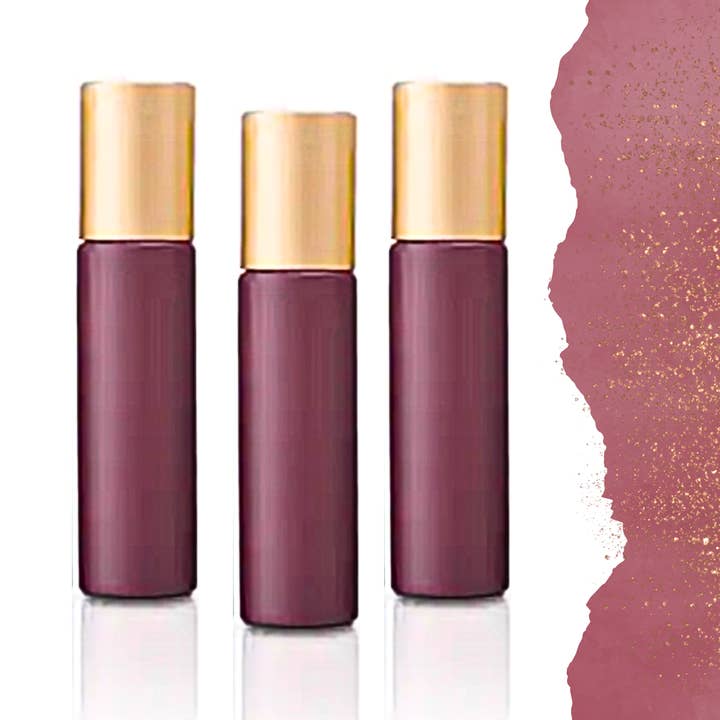 Bottiglia a Rullo SUNRISE RED 10/5ml - Scelta di Tappo e Rullo per la vendita all'ingrosso da parte di Essential Wellness - Body, Mind, Spirit