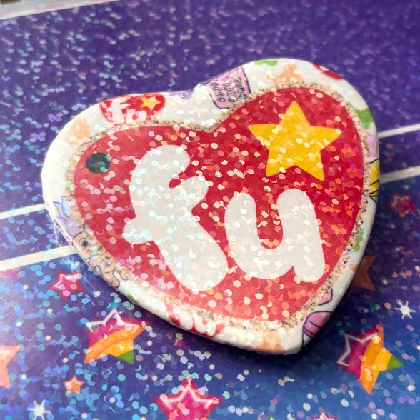 F U| Heart Pin Back Button and other Purchase Wholesale jackets and car seats. Free Returns & Net 60 Terms on Faire trending on Faire.