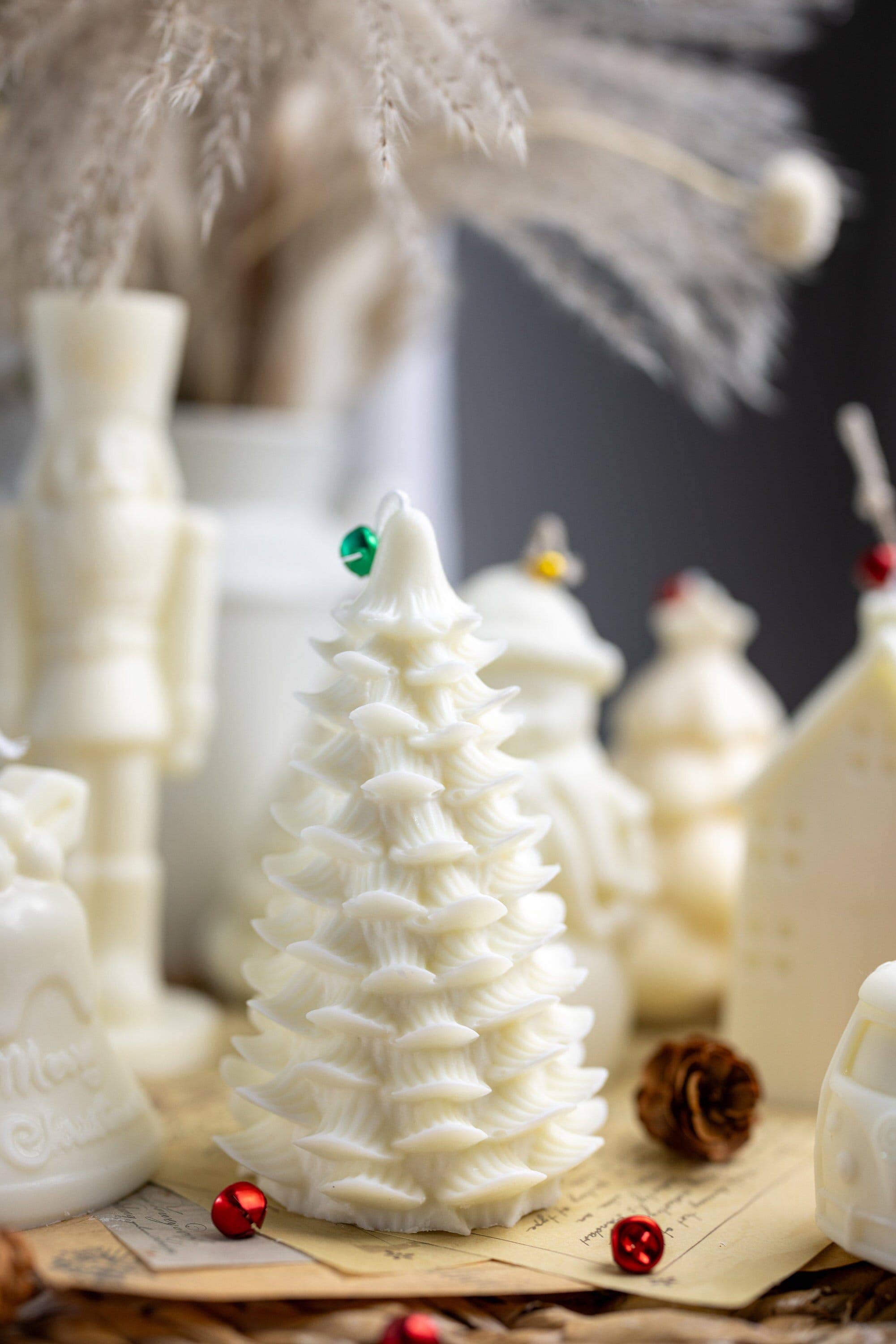 MySunshineCandless - Vendita all'ingrosso Candele regalo - CANDELA PER ALBERO DI NATALE | Candela decorativa natalizia | Festiva0