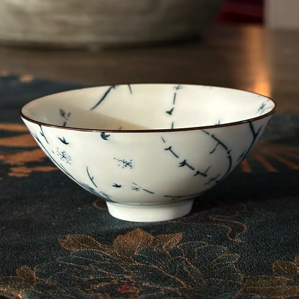 Tea soul – wholesale Coffee/tea cup – White Porcelain Cup with Branches 50 ml2