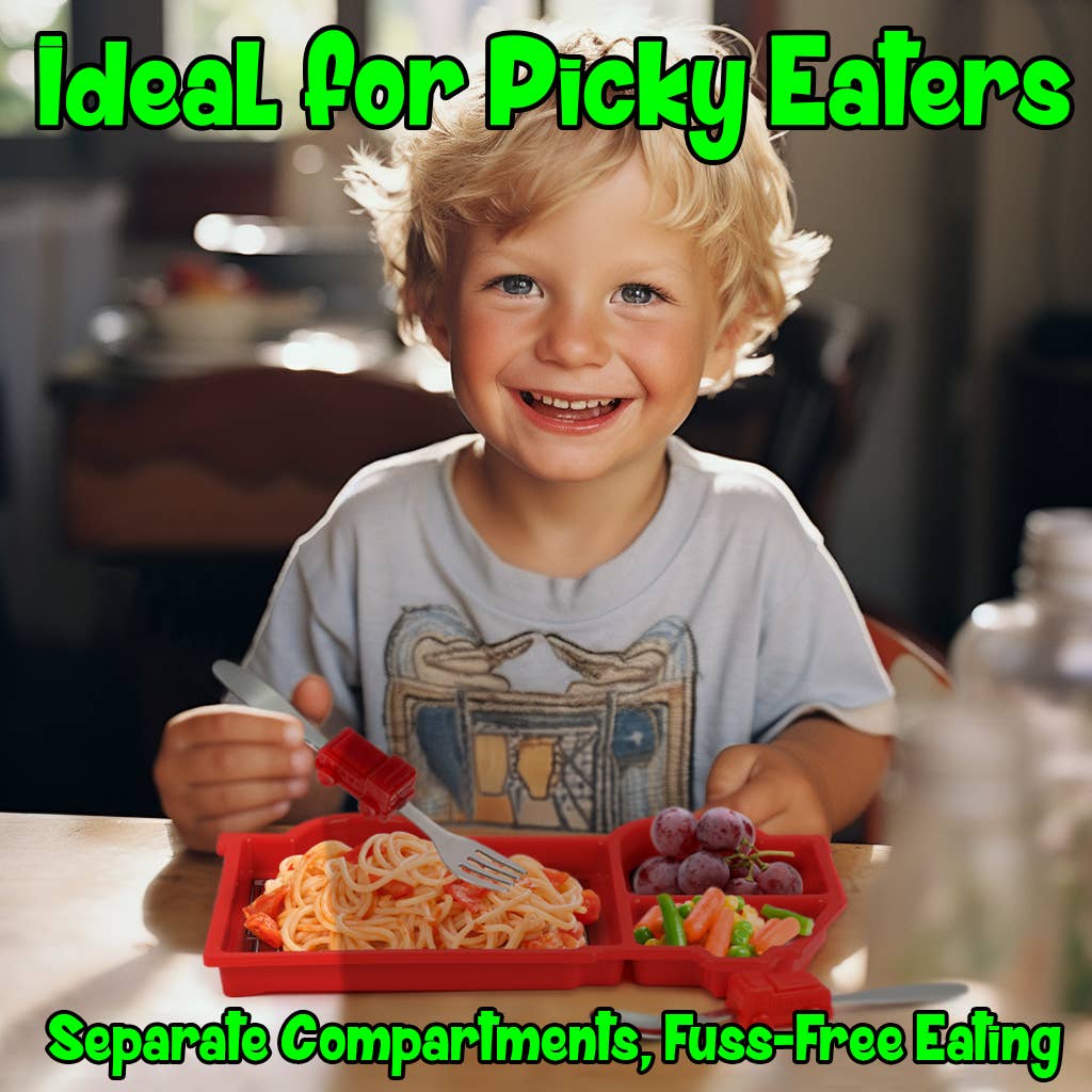 Funwares - Vendita all'ingrosso Servizio da tavola - Bambini e neonati - Set da tavola per bambini "Me Time Fire Engine" – Regalo per bambini5