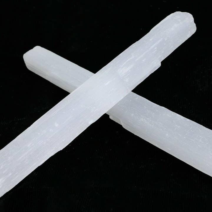 Designs by Deekay Inc. – Großhandel Spiritueller Stein/Kristall – Selenit-Kristallstäbe (6 Zoll) — 5 pro Packung1