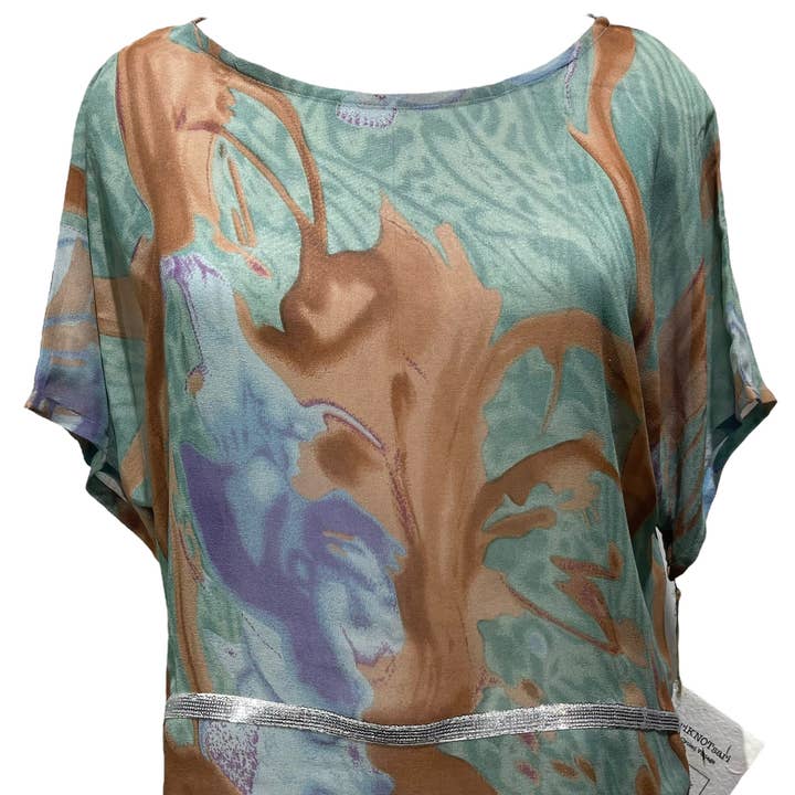 PRG3151 Sheer Avatar Pure Silk Boxy Top for wholesale by sariKNOTsari