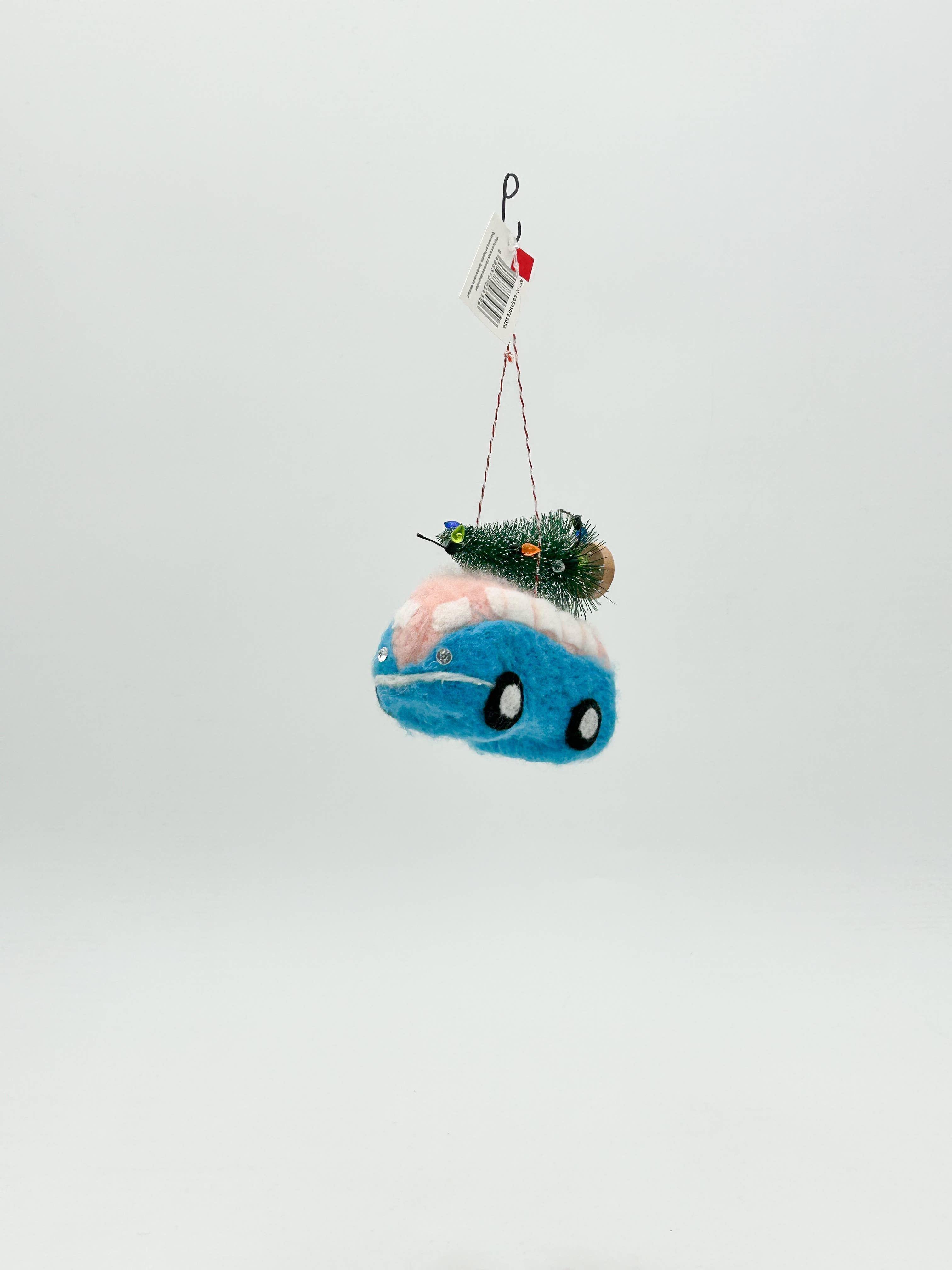 Kalid Christmas - Wholesale Christmas Decoration - Felt Figurine Pink Van Christmas Tree Decoration