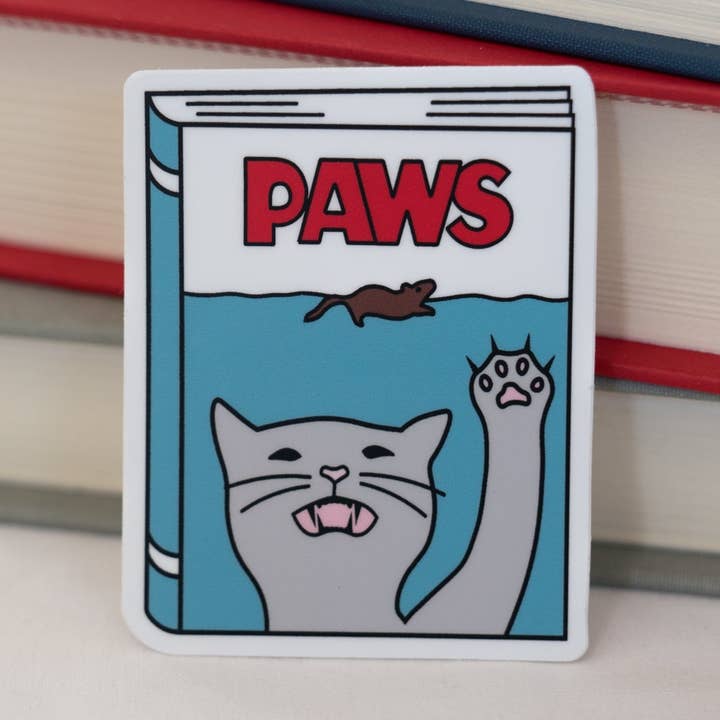 Paws Sticker for wholesale by Bona Fide Bookworm