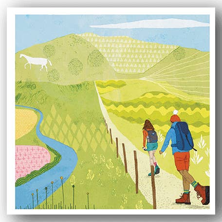 NC079 Wandelen - David Broadbent voor wholesale door Cardiau Nico Cards