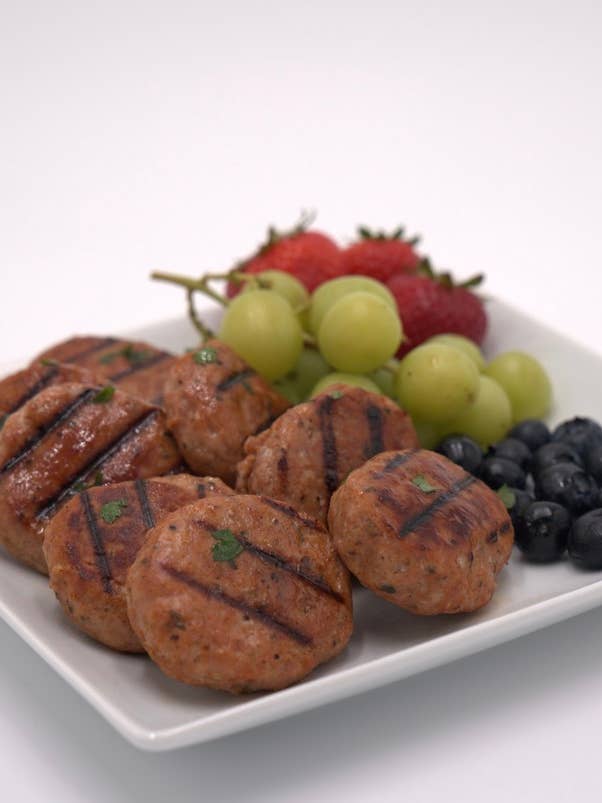 Lawton's Chicken Sausage Wholesale - 2oz Raw Frozen Patties for wholesale by Lawton's Chicken Sausage