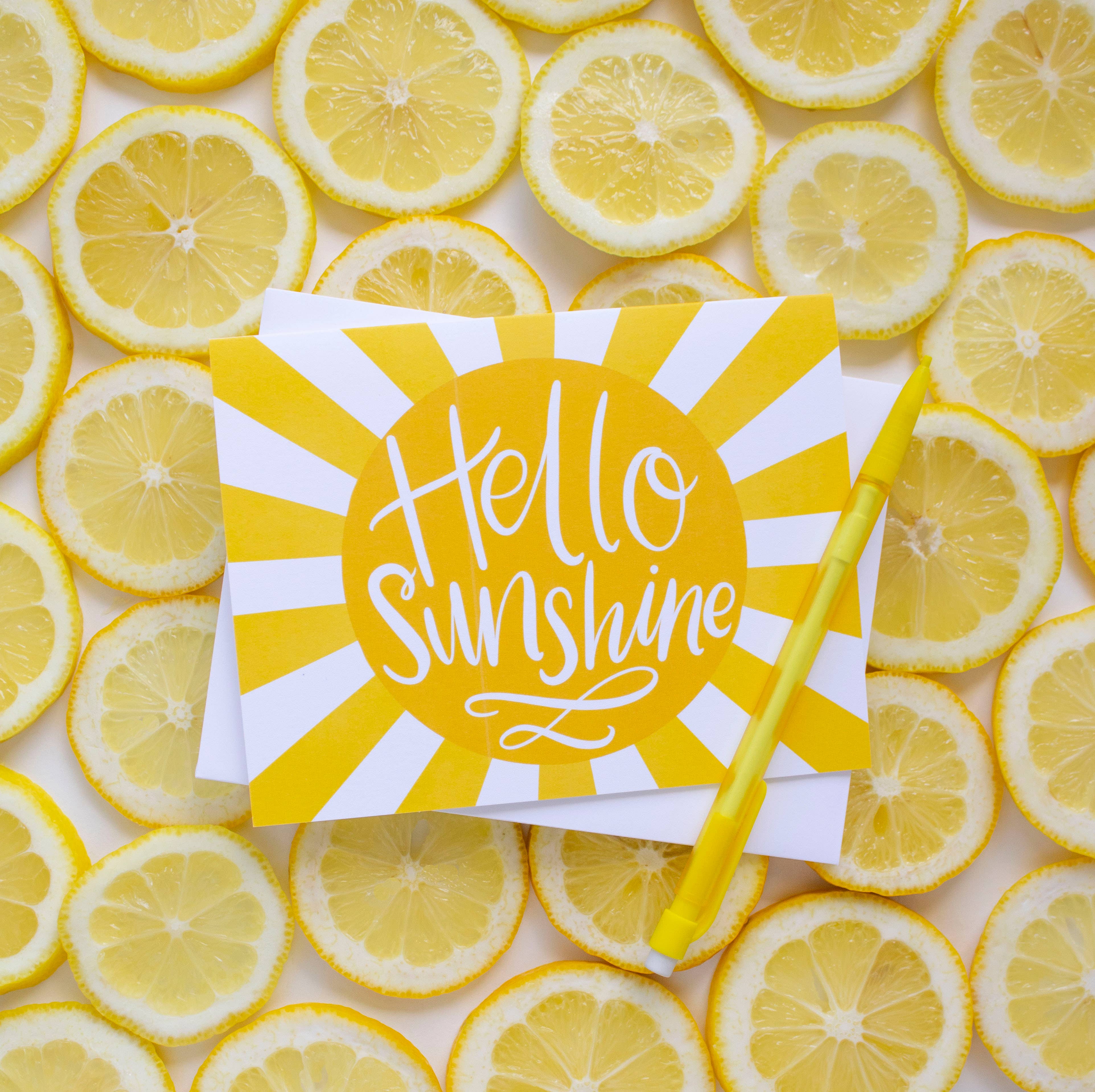Pen & Paint - Wholesale Everyday Greeting Card - Hello Sunshine Greeting Card1