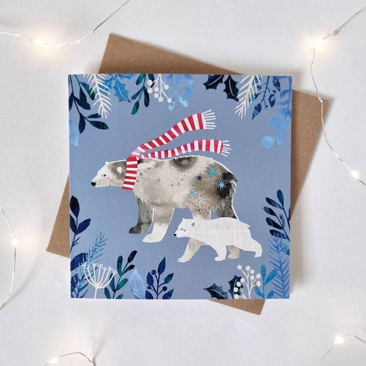 Mummy and Baby Christmas Card for wholesale by Iona Shepherd Designs