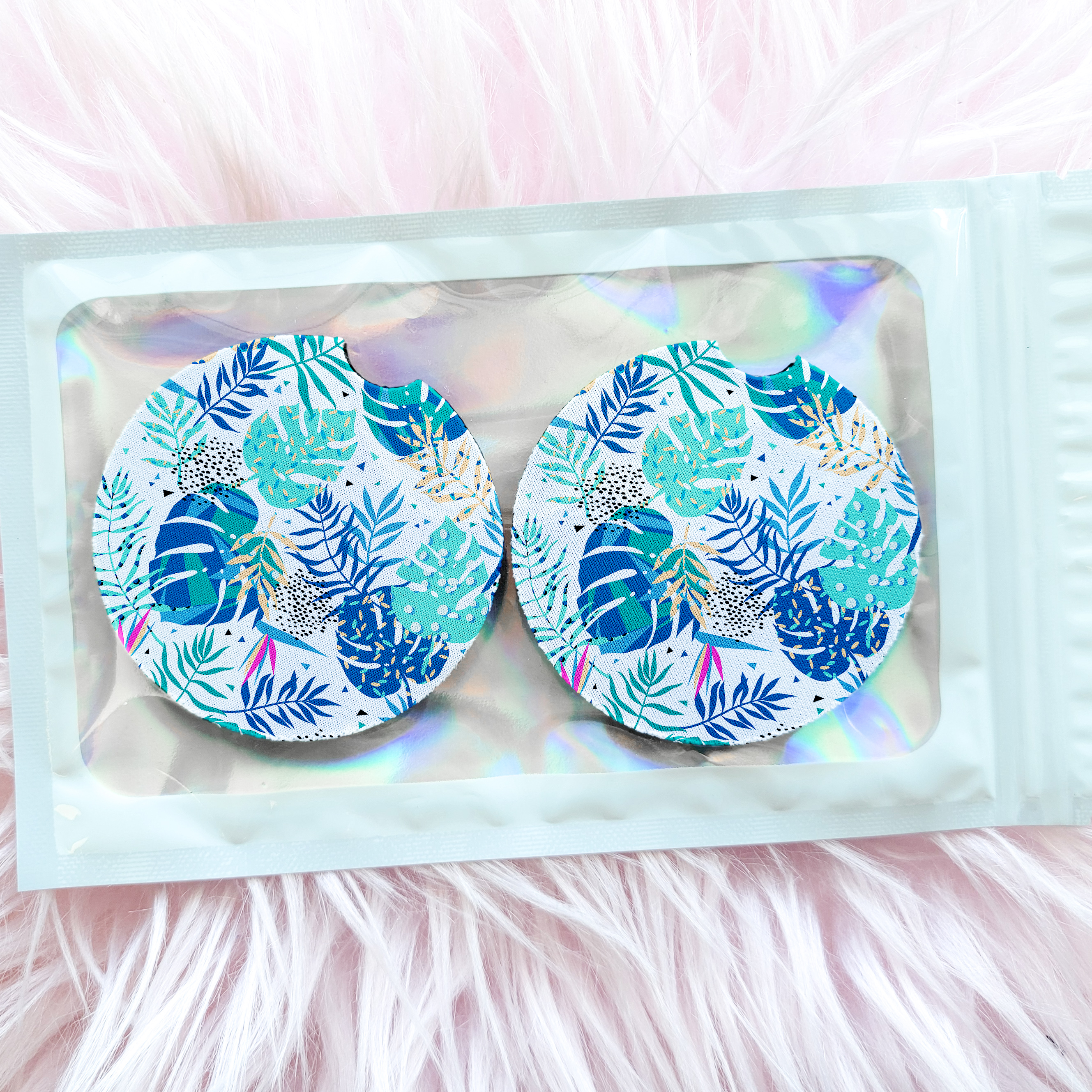 tcbco - Venta al por mayor Posavasos para coche - Mujer - Juego de Posavasos para Coche de Playa de Verano (Juego de 2)0