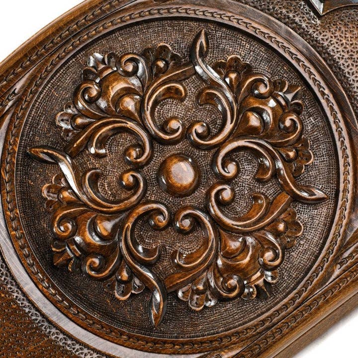 Handgjorda trä backgammon prydnad Classic 24" x 24" x 2" för wholesale av Hrachya Ohanyan