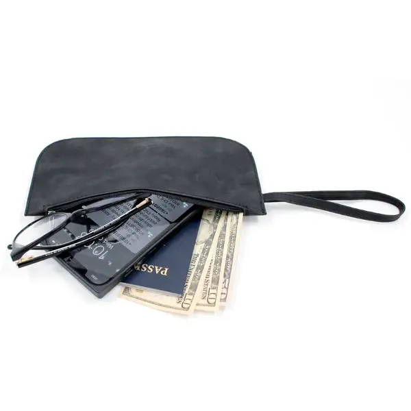 K. Carroll Accessories - Wholesale Wristlet - Faux Suede Vegan Leather Wristlet27