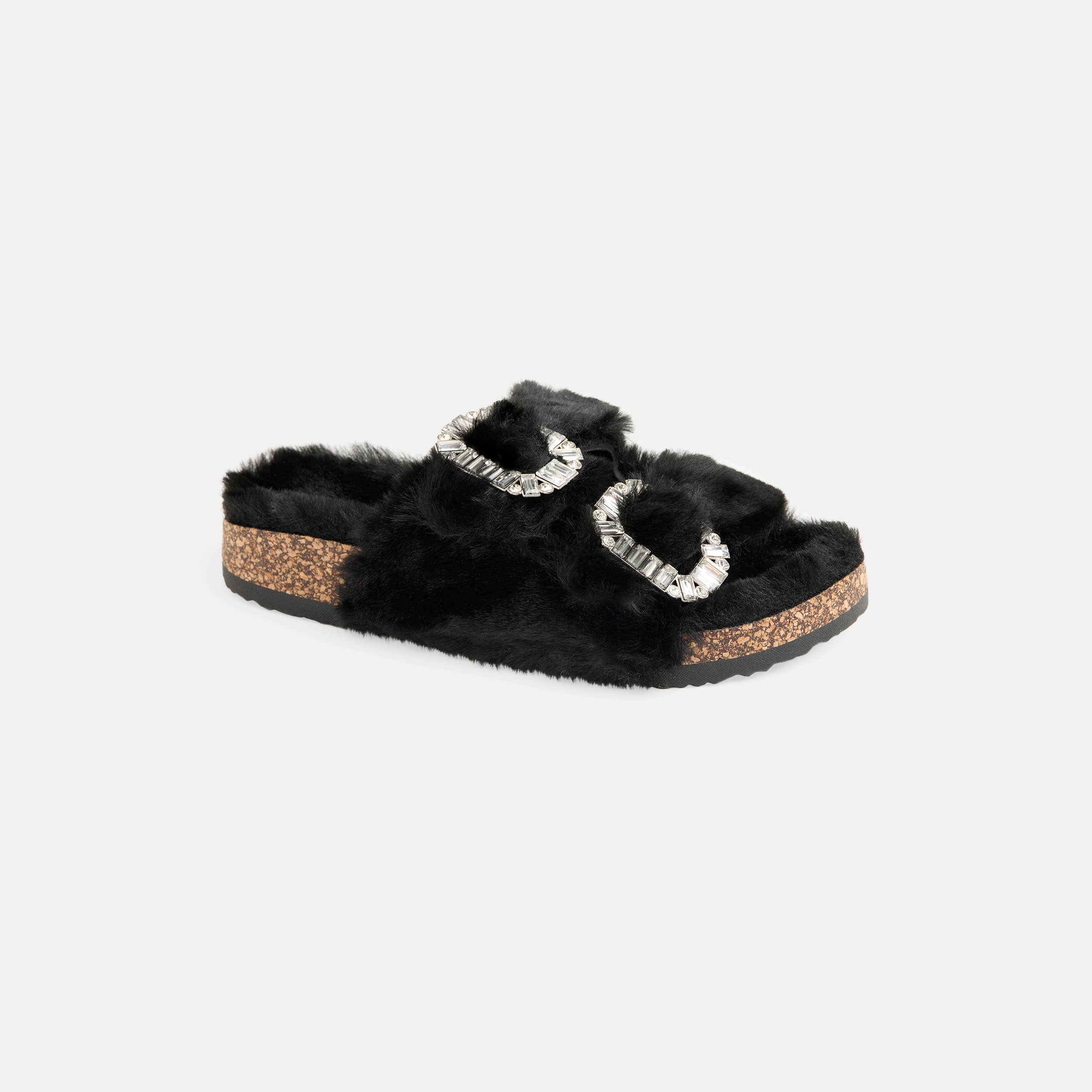 COCO + CARMEN - Vente Sandales – femme - Mule à Boucle Scintillante W251