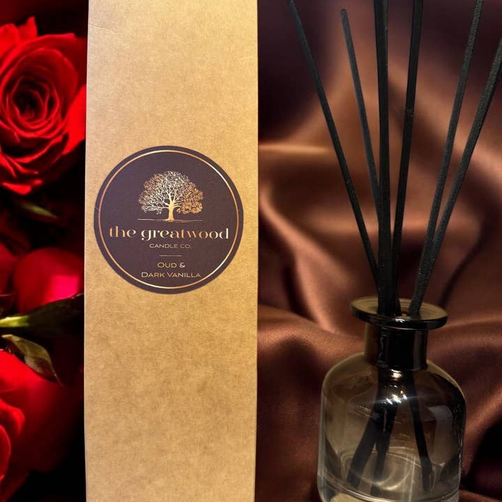 Oud & Dark Vanilla Diffuser for wholesale by The Greatwood Candle Co.