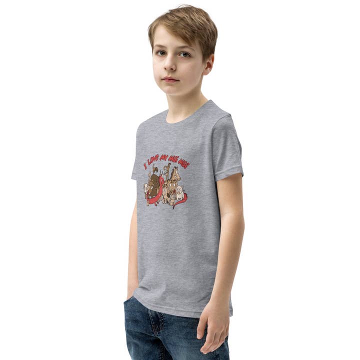 1st Generation SF - Wholesale Screen Printed T-Shirt - Kids - Youth- I Love My Mui Mui29