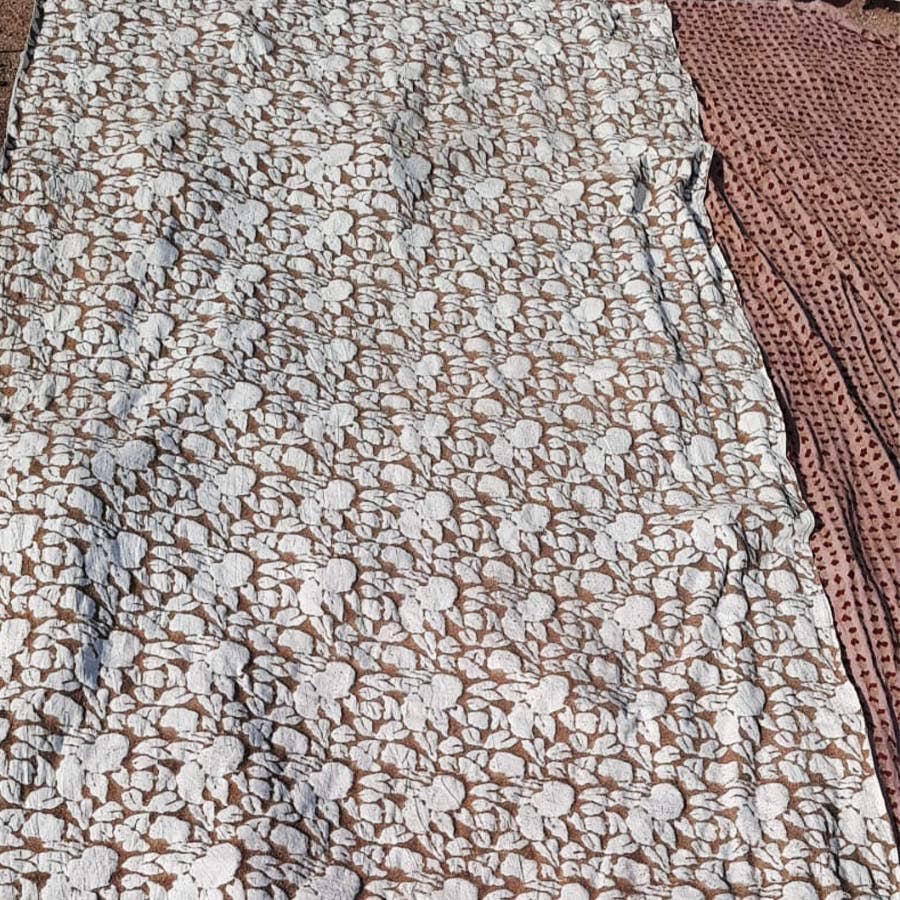 Ichcha - Wholesale Tafelkleed - Groot stoffen tafelkleed van biologisch katoen met blokprint6