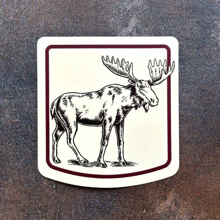Counter Couture - Wholesale Sticker - Moose Sticker | Badge | Decals | Gifts