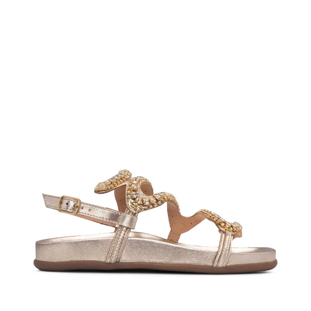 What a Shoes - Vente Sandales – femme - SANDALES PLATES EN FORME DE SERPENT5