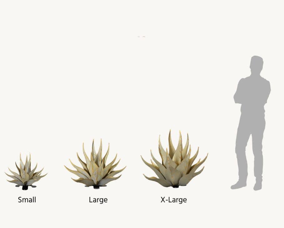 Desert Steel - Vente Plantes artificielles - Agave à peau de requin4