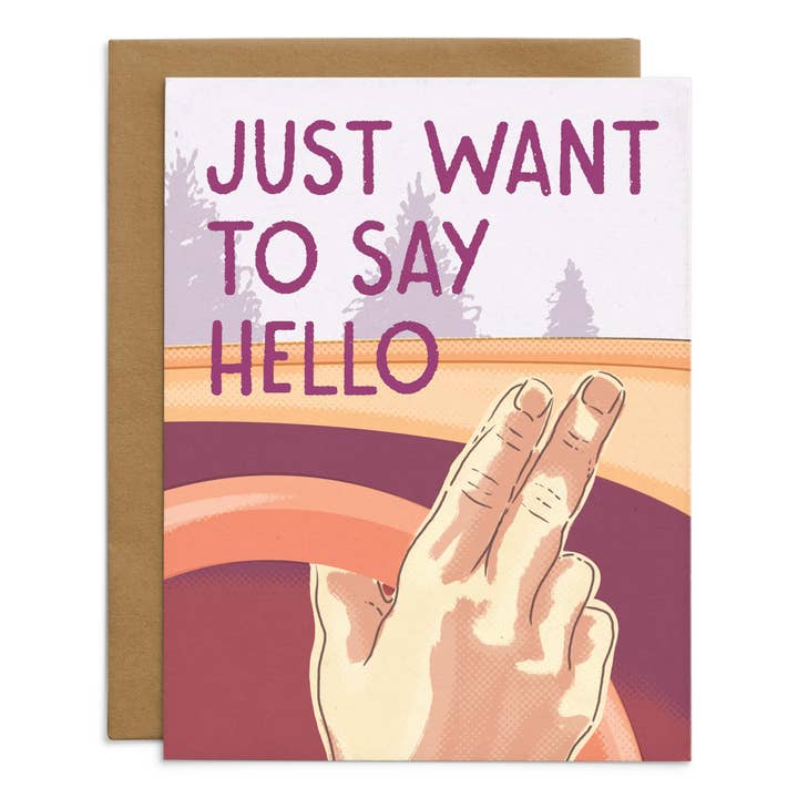Southern Hello Card for wholesale by Starfangled Press