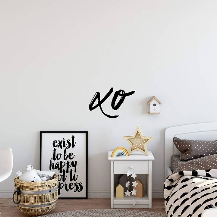 XO muursticker voor wholesale door My Vinyl Story